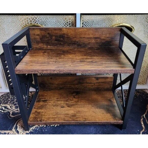 New Coffee Bar Accessories Organizer, Spice Rack Organizer, Wooden Kitchen Count - Picture 3 of 3